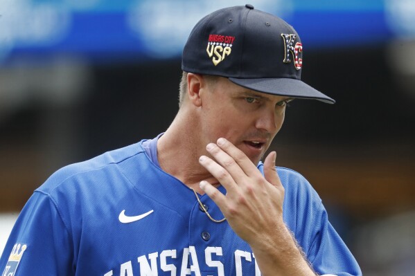 Zack greinke best sale royals jersey